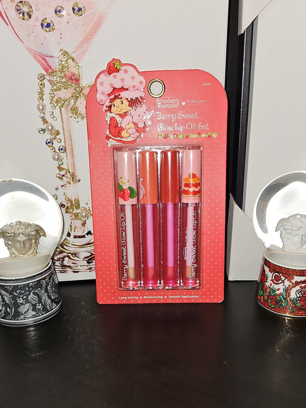 Berry Sweet Glow Lip Oil Set - Strawberry Shades